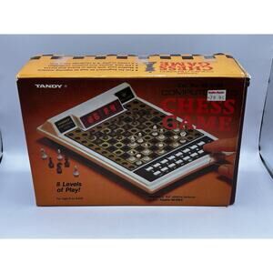 Tandy Computerized Portable Chess 60-2175 Radio Shack Tested Working! COMPLETE
